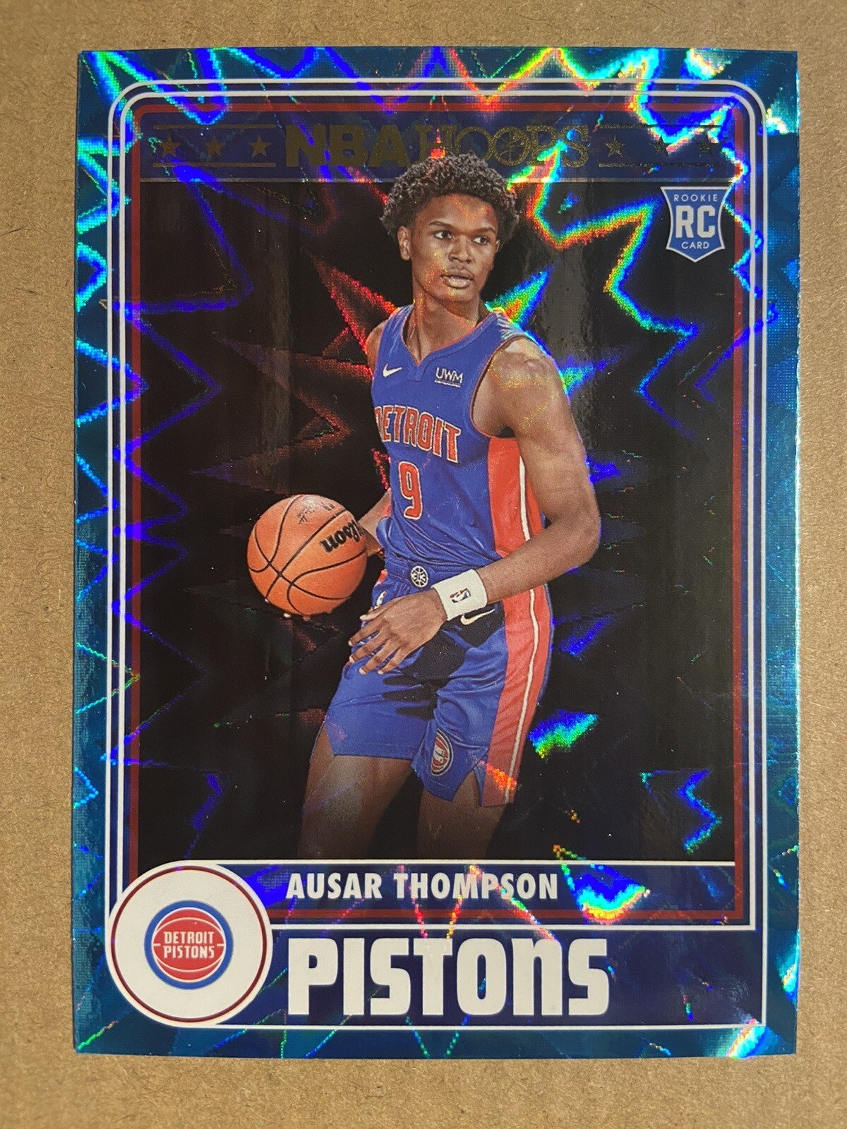 2023-24 Panini NBA HOOPS AUSAR THOMPSON #293 NBA Tribute RC Teal Explosion