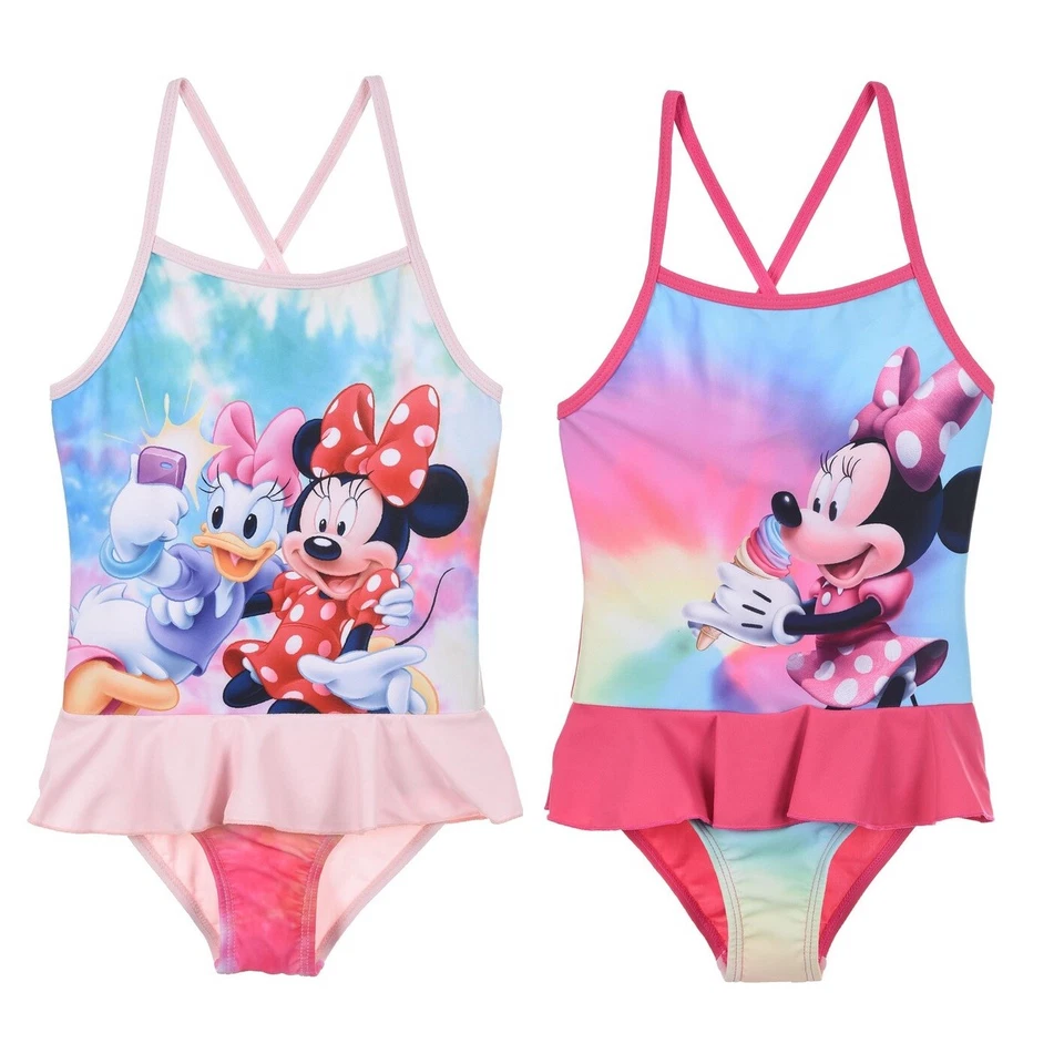 Disney Minnie Et Daisy Maillot de Bain Mer Piscine 3-6anni - Photo 1/1