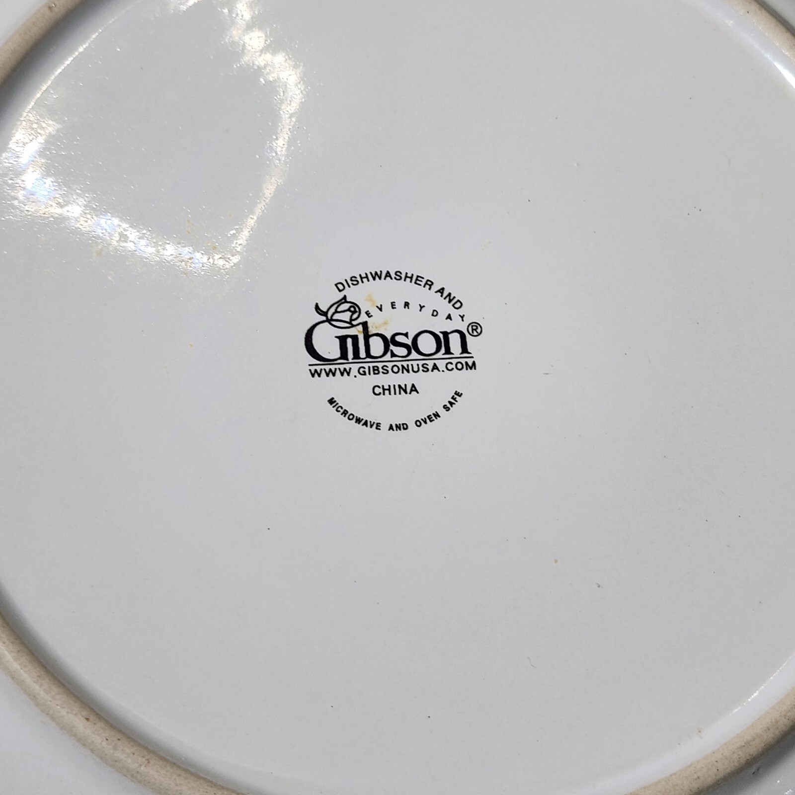 Gibson Floral Design 10in Dinner Plate - Microwaveable, Dishwasher & Oven Safe image 6