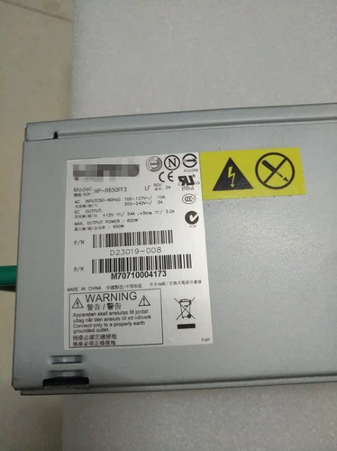 R650FF3 650W Hot Swap Server Power Supply