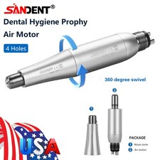 ST Dental Hygiene Prophy Handpiece Air Motor 4Holes 360°Swivel 4:1 Nose Cone