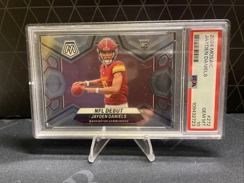 🔥 2024 Panini Mosaic NFL Debut Jayden Daniels #272 PSA 10 GEM MT Rookie 🔥
