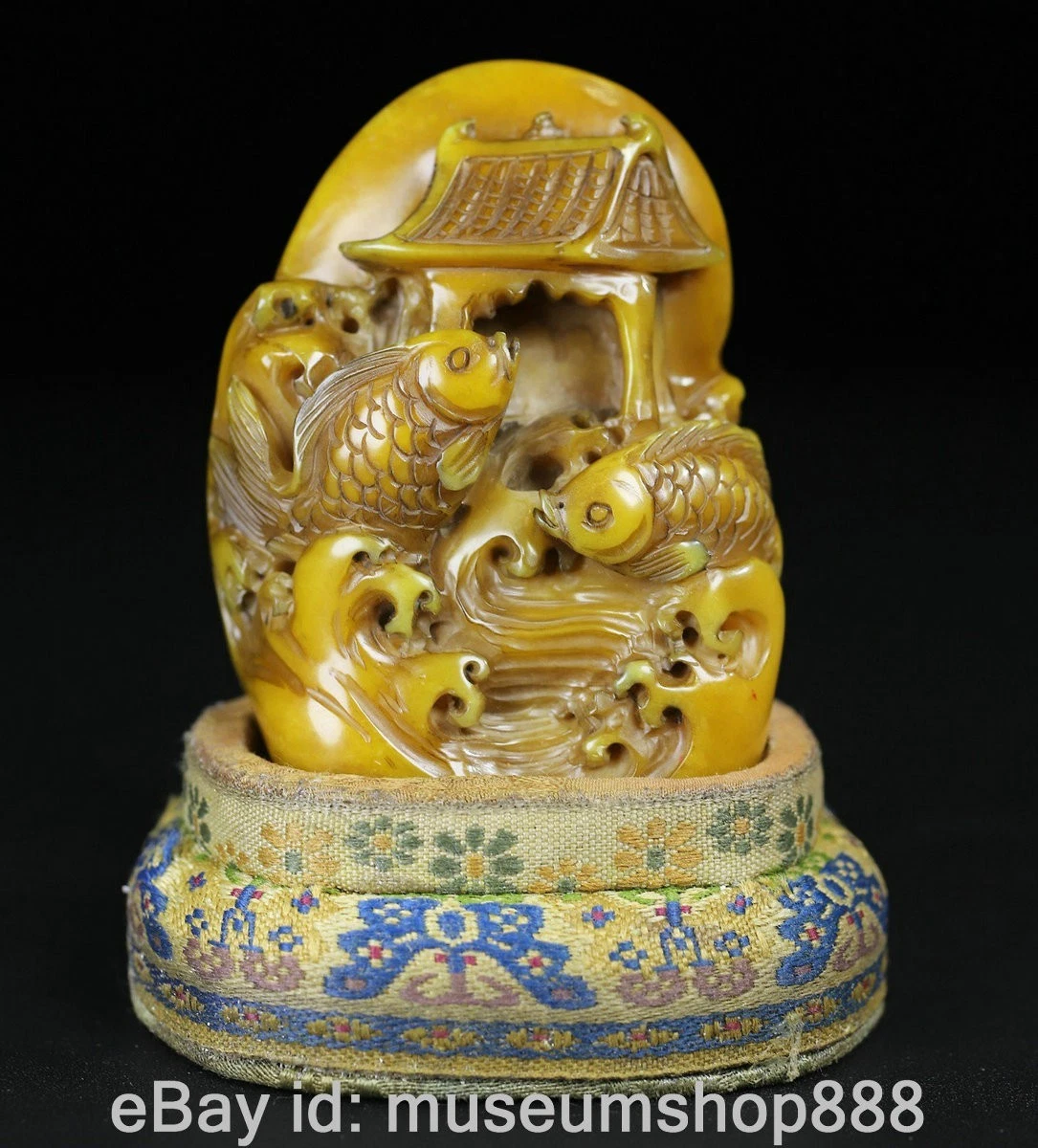 寿山石中国风印章| eBay