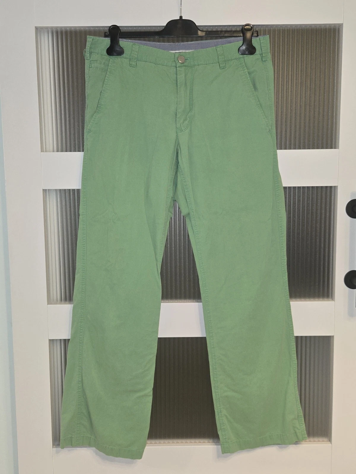 Bonobos Pants Mens 32x32 Green Straight Leg Chino Casual Classic 100% Cotton