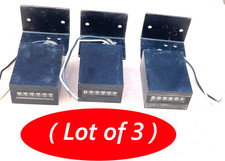 Hecon Corp. Electromechanical Pulse Counter, 6-Digit, Made in USA (Lot of 3)