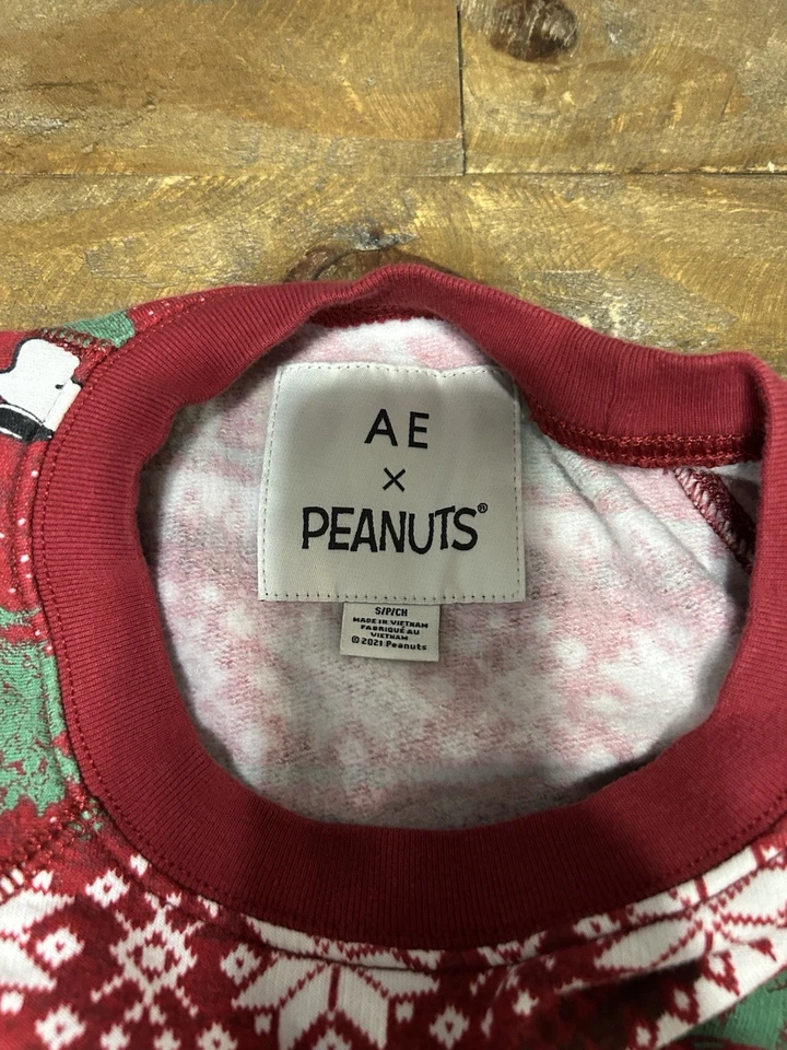 Snoopy Mujer Sudadera Y Pantalones Talla Pequeña Navidad Pijama Conjunto Cálido  Foto 4 de 4