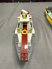 Lego City 60147 Fishing Boat W/manual & 60119 Ferry. Boats Only, No Minifigures