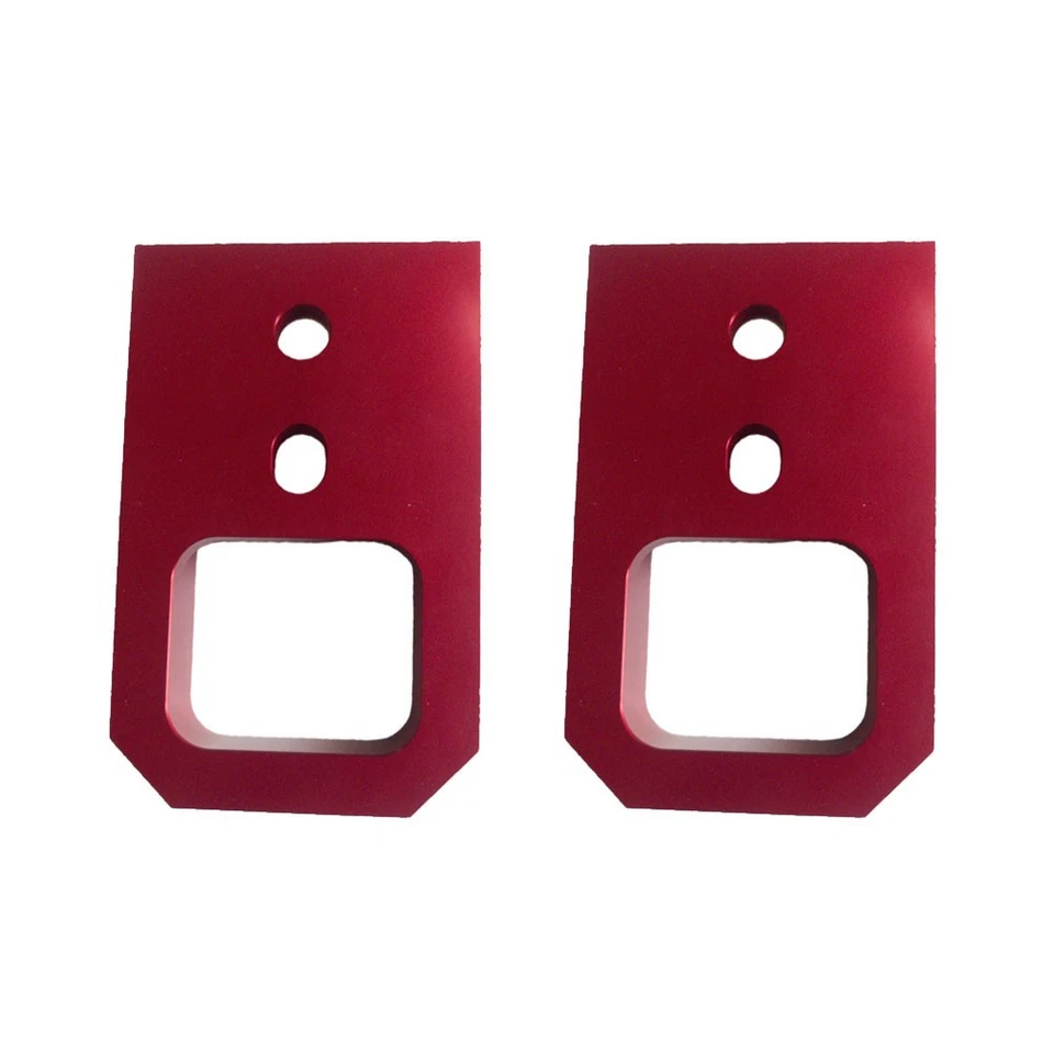 Trailer Hitch Tow Hooks Bright Red Appearance High Fitment Compatibility - Image 2 of 4