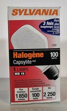 Sylvania 18970 Halogen Capsylite 100w 120v bulb New old stock - READ DESCRIPTION
