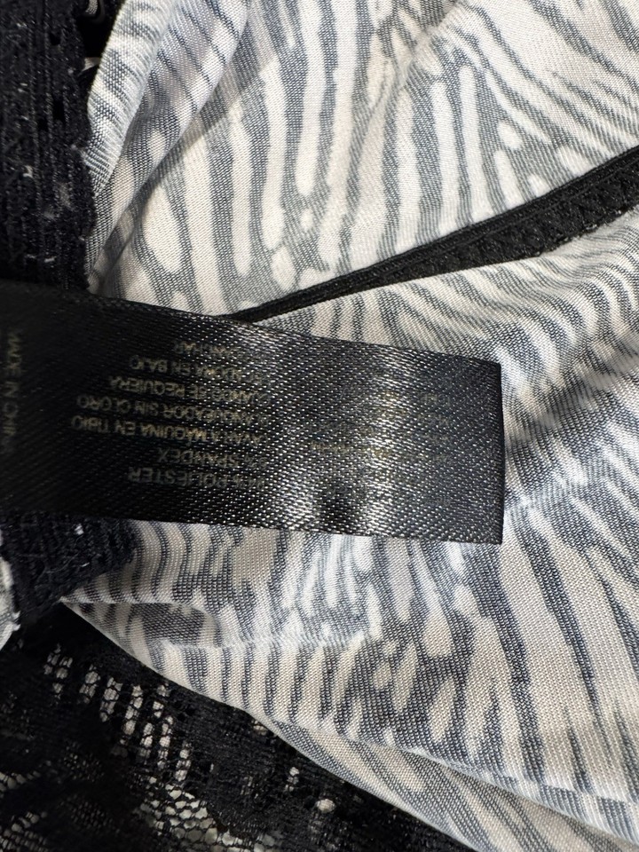 Marilyn Monroe Black And White Print Satin Night Gown Size Med | eBay