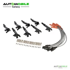 8 Ignition Coil Wireset & Platinum Spark Plug for Ford F150 F250 F350 6.2L UF631