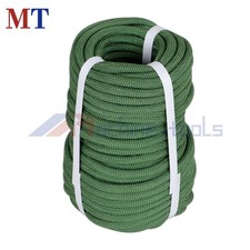 Strong Pulling Rope Braided Polyester Rope 3/8" 100' 3520Lbs Armygreen