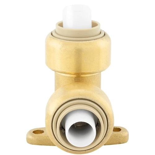 Jones Stephens C77434LF 1/2" PlumBite Push On Drop Ear 90 Degrees - Brass - Picture 4 of 4