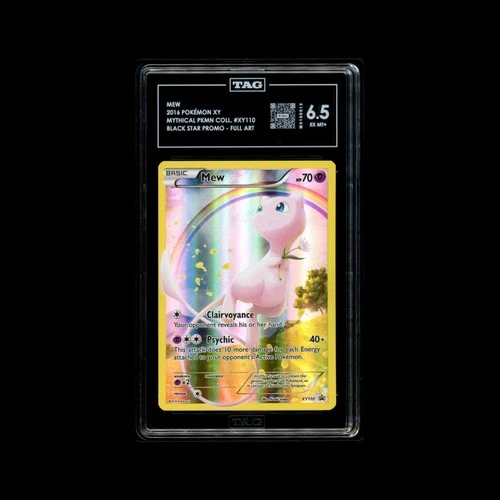 Pokemon 2016 Mew XY Black Star Promo XY110 TAG 6.5 EX MT+