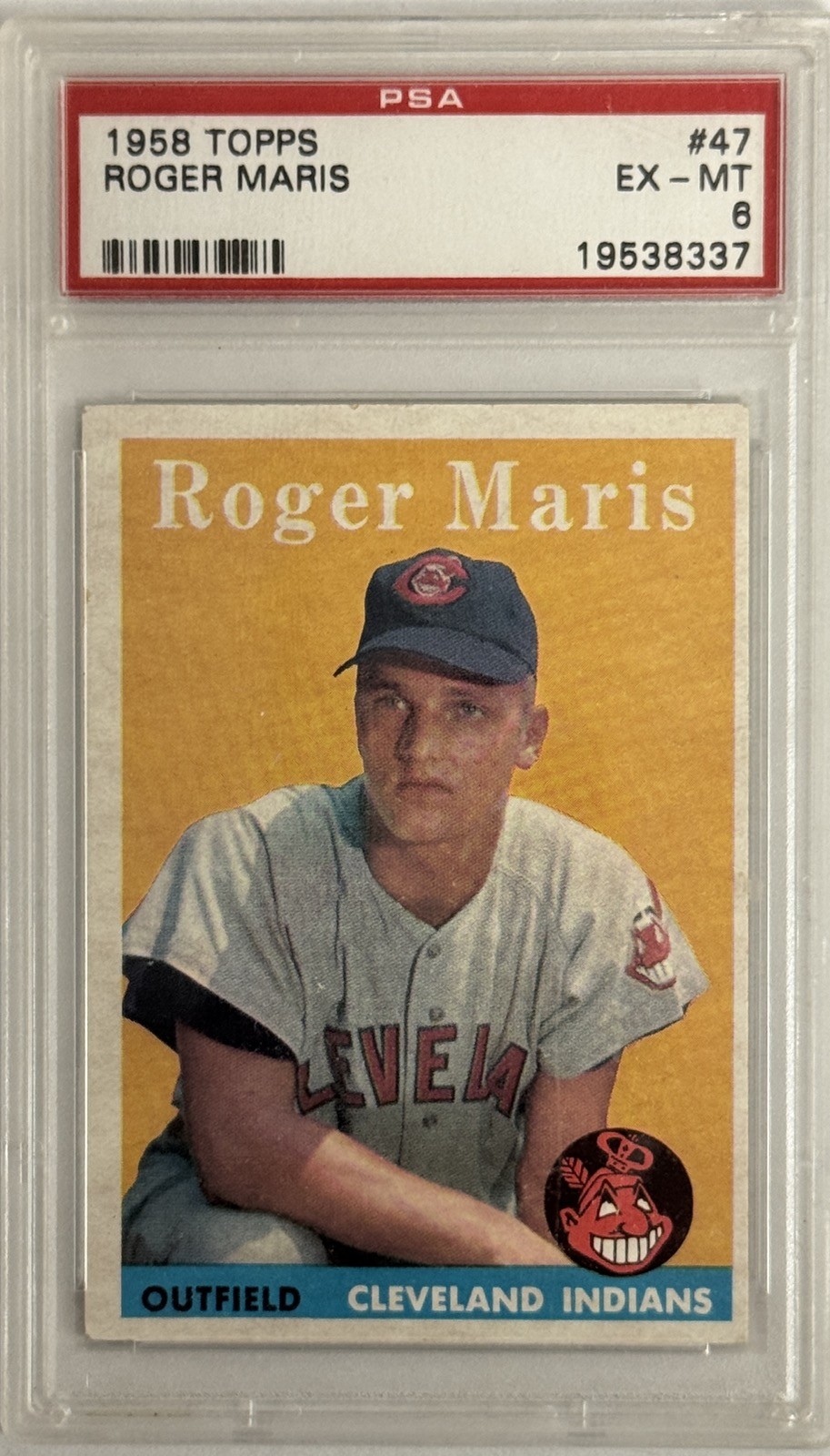 1958 TOPPS #47 ROGER MARIS PSA 6 ROOKIE 19538337