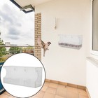 Bird Feeder Window Parrot Food Feeder Outdoor Bird Feed Box with Suction Cups