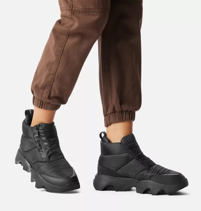 Sorel Women's Kinetic Impact Puffy Sneaker Boots Negro, Mar Sal Nuevo - Imagen 2 de 4