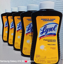 Lysol Concentrate Disinfectant Original Scent 12 Fl oz   Pack of 5 - FREE SHIP 