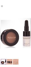 Revolution Makeup Flawless Foils Primer Eye Foil Shadow *OVERCOME* Golden Brown