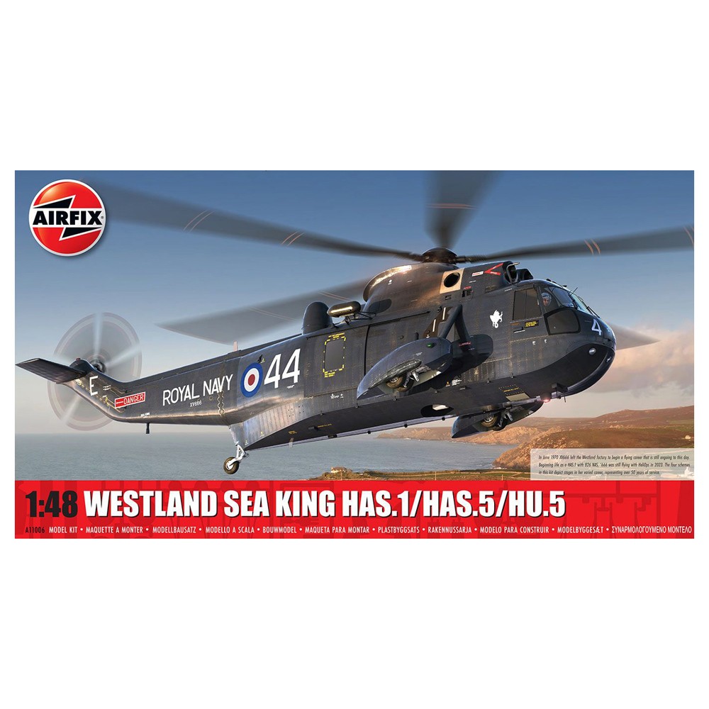 Airfix A11006 Westland Sea King HAS.1/HAS.5/HU.5 Helicopter 1:48 - Image 7