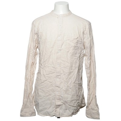 ASOS Design, Hemd, Größe: XL, Beige, Baumwolle/Elasthan, Einfarbig, Herren #l0u
