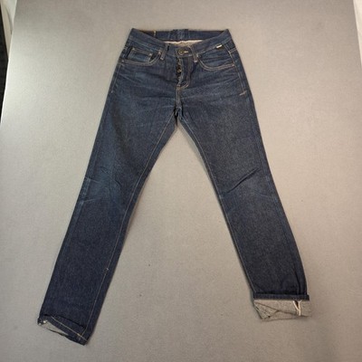 Selvedge Jeans Mens Indigo Blue Honeycomb Fits 26x30