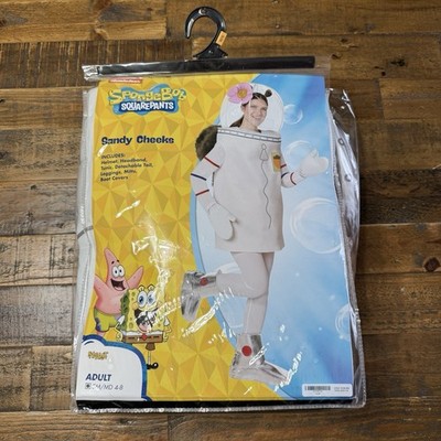 Spirit Halloween Sponge Bob Square Pants Sandy Cheeks Costume Adult Sz SM/M