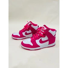 Nike Dunk High 110 Hot Pink White Sneakers Women's Size 7 Retro Style Shoes