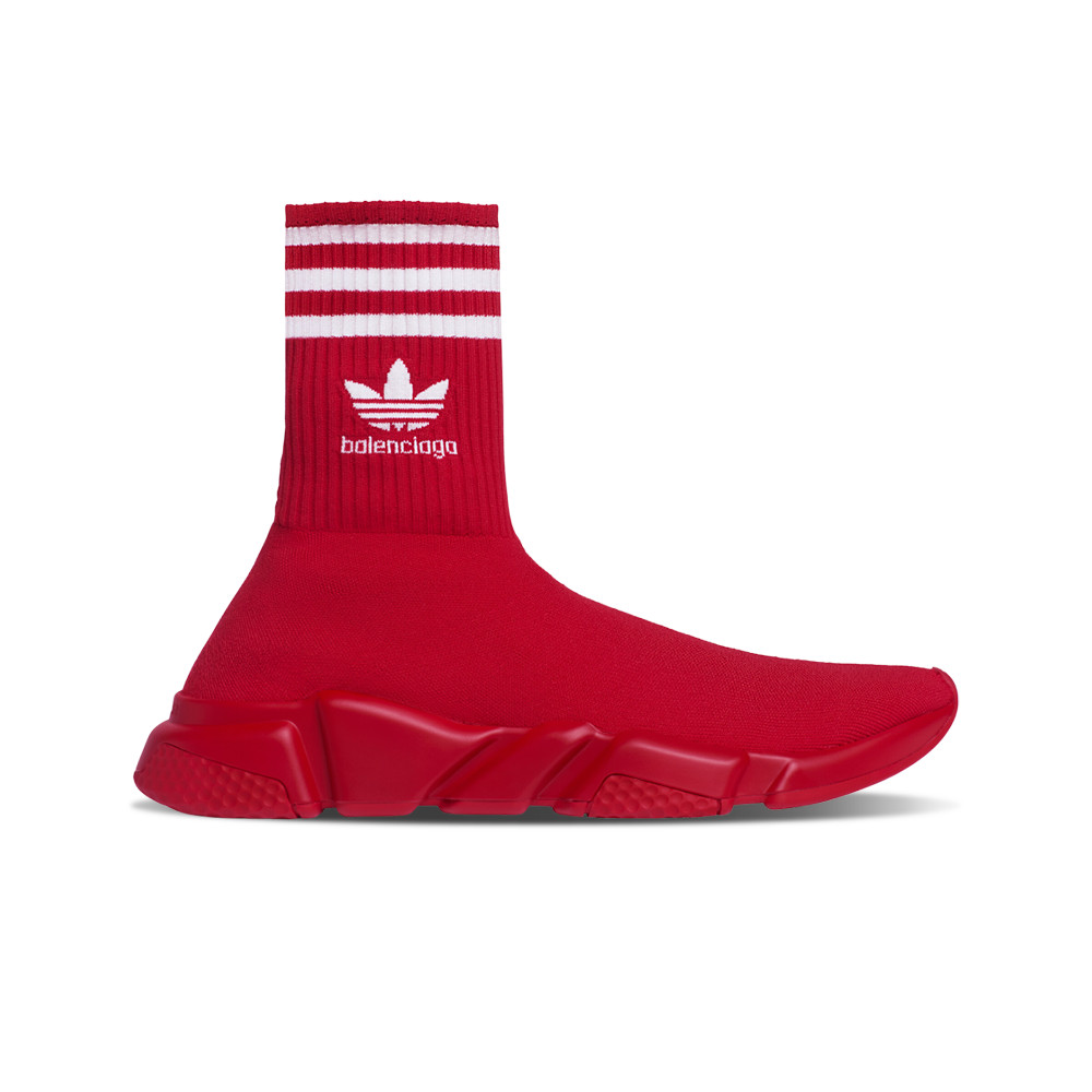 Balenciaga Speed Adidas Sneakers Red