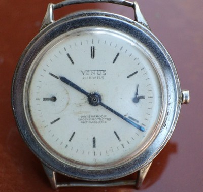 VINTAGE VENUS CHRONO REF 7840 UHRENUNRUH OK! SEHR SELTEN FÜR TEILE ODER...