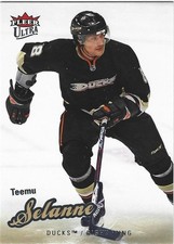 2008-09 Fleer Ultra - Teemu Selanne #105 Anaheim Ducks