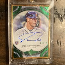 2022 Topps Transcendent Spencer Torkelson Emerald Auto RC /15 Tigers #TCA-ST
