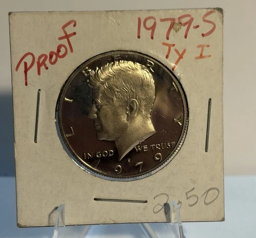 1979 S Kennedy Half Dollar United States 50 Cent Coin Clad Proof