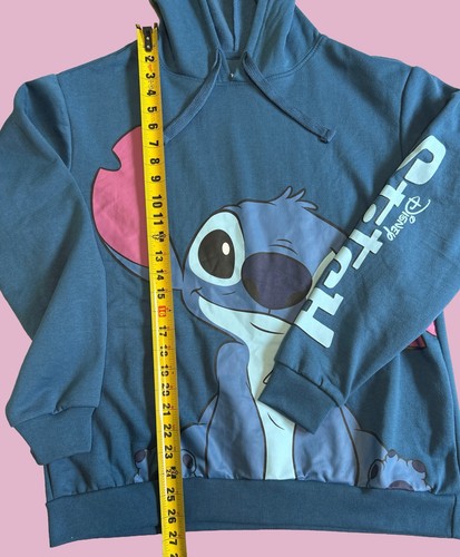 Felpa con cappuccio maglione grafica Disney Stitch adulto XL - Foto 6 di 7