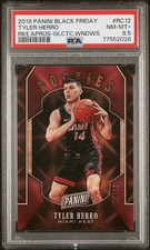 2019 Panini Black Friday Tyler Herro Rookies & Pros Galactic Windows PSA 8.5 