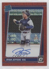 2021 Panini Donruss Optic Red Mojo Prizm 35/99 Ryan Jeffers #RRS-RJ Auto w5b