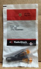 Radio Shack Amber Neon Lamp Assembly, 120VAC, 110-125v 272-0707