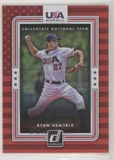 2016 Panini Donruss USA Collegiate National Team Red 99/99 Ryan Hendrix fm0