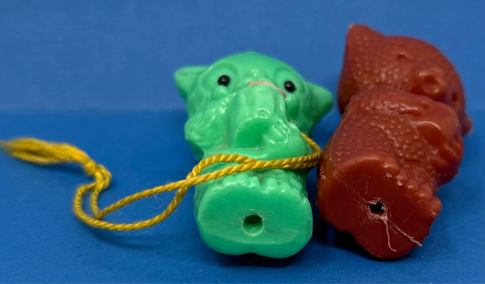 Bär Teddy 2 Stück Spielzeug DDR 7cm Plastik Kult Ostalgie /D30.6/6 - Bild 3 von 4