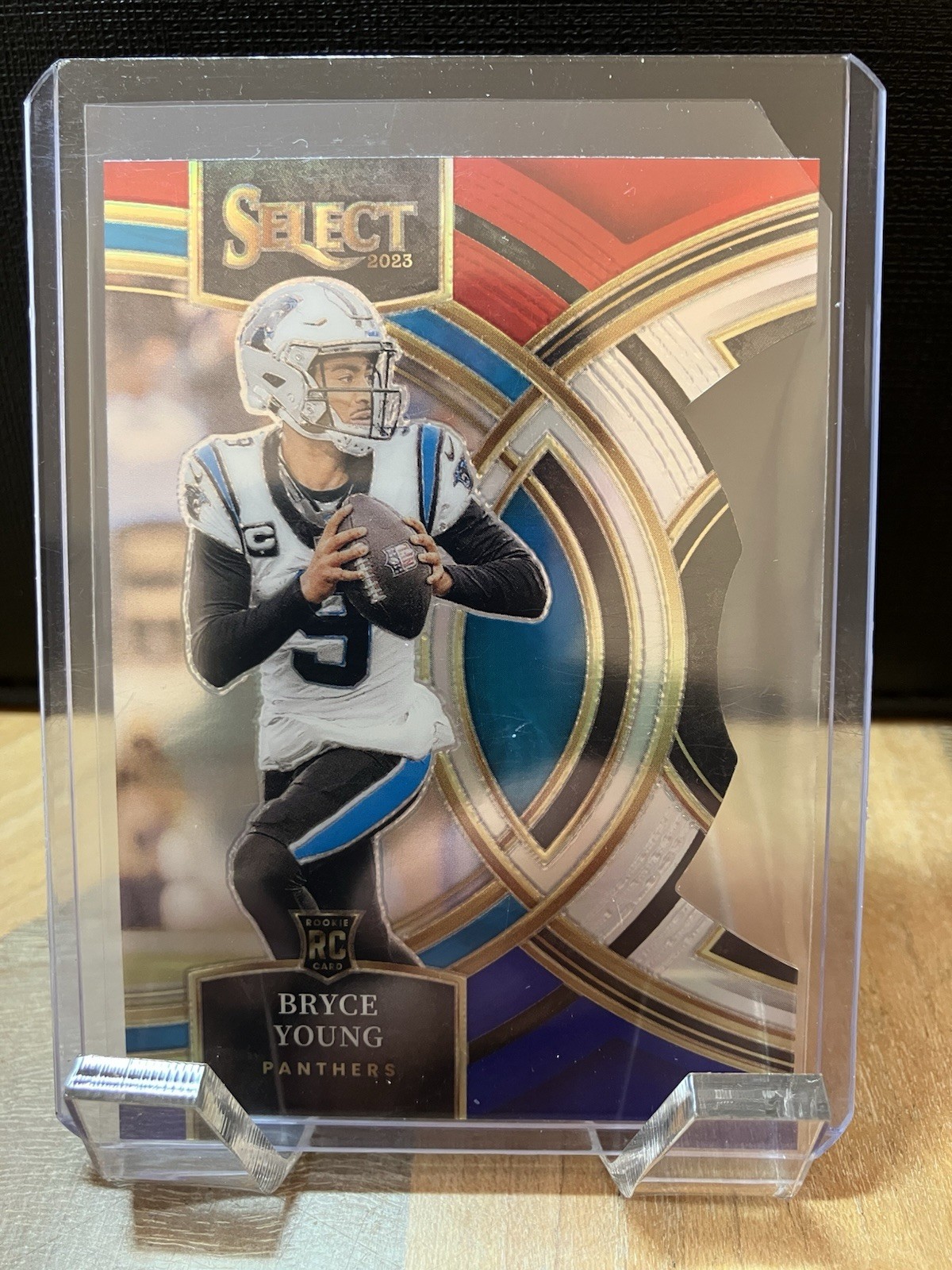 Bryce Young Red Blue Prizm Die-Cut #167