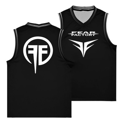 Fear Factory Vinyl Cut Logo 3D AOP Basketball Jersey Unisex S-6XL IM1560
