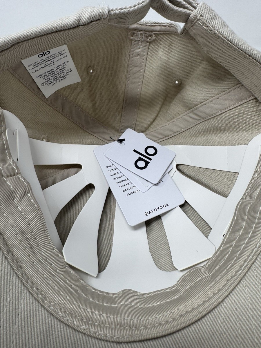 Unisex ALO YOGA Washed Off-Duty Hat Adjustable Cap Sand Dollar
