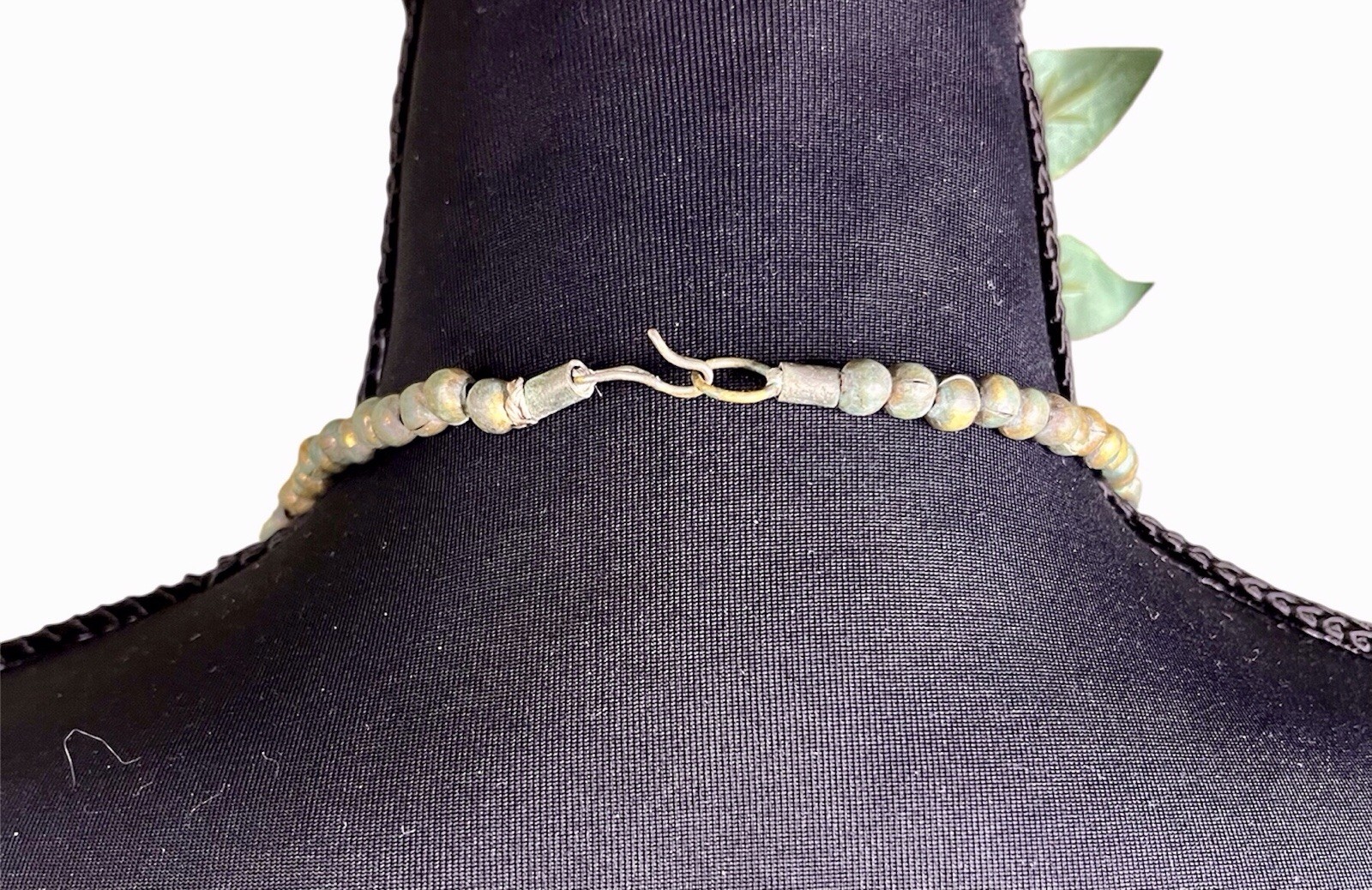 BEADED ELEPHANT STATEMENT NECKLACE LONG VINTAGE - image 7