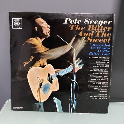 PETE SEEGER - The Bitter and The Sweet - Vintage 1960's Vinyl 12'' LP Record 1965