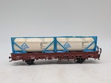 Märklin H0 Flachwagen 450 820 mit Ladung Eurotainer