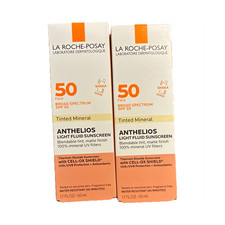 La Roche-Posay Anthelios Tinted Mineral Sunscreen SPF 50 Face 1.7oz 2-Pack