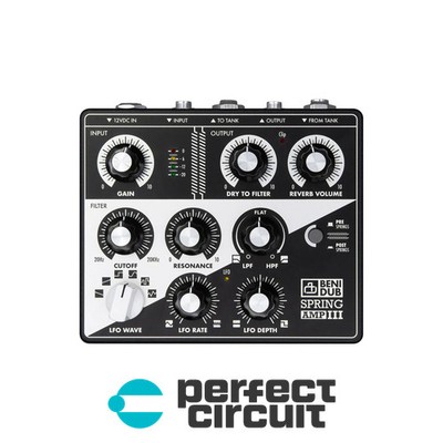 Benidub Spring Amp III Spring Reverb Preamplifier EFFECTS NEW PERFECT CIRCUIT
