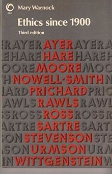 Ethics Since 1900 (Opus Books) von Mary Warnock | Buch | Zustand gut