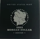 2021-D Uncirculated U.S. Silver Morgan Dollar Coin (OGP and COA)