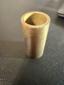 Dunlop 224 USA Brass Guitar Slide 7/8” ID Heavy Wall 126g Blues Rock